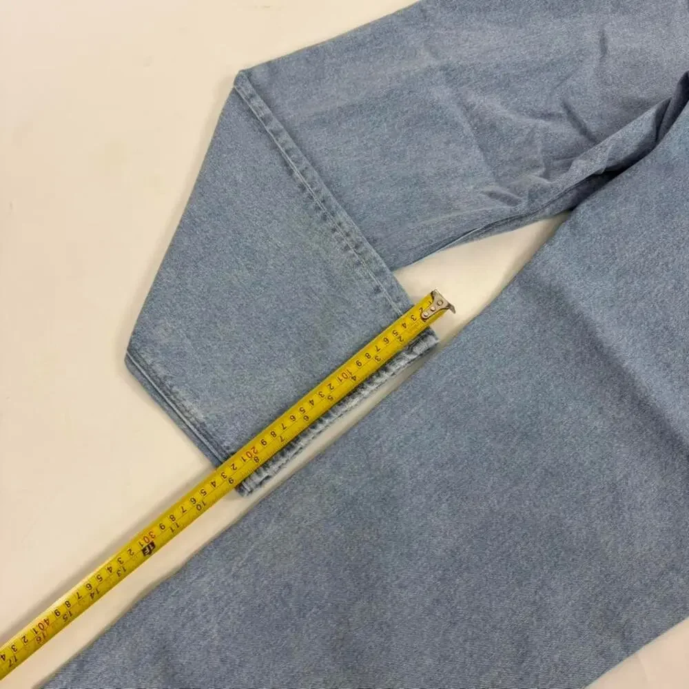 Vintage y2k faded stonewash baggy wide leg skater grunge jeans - Picture 4 of 6